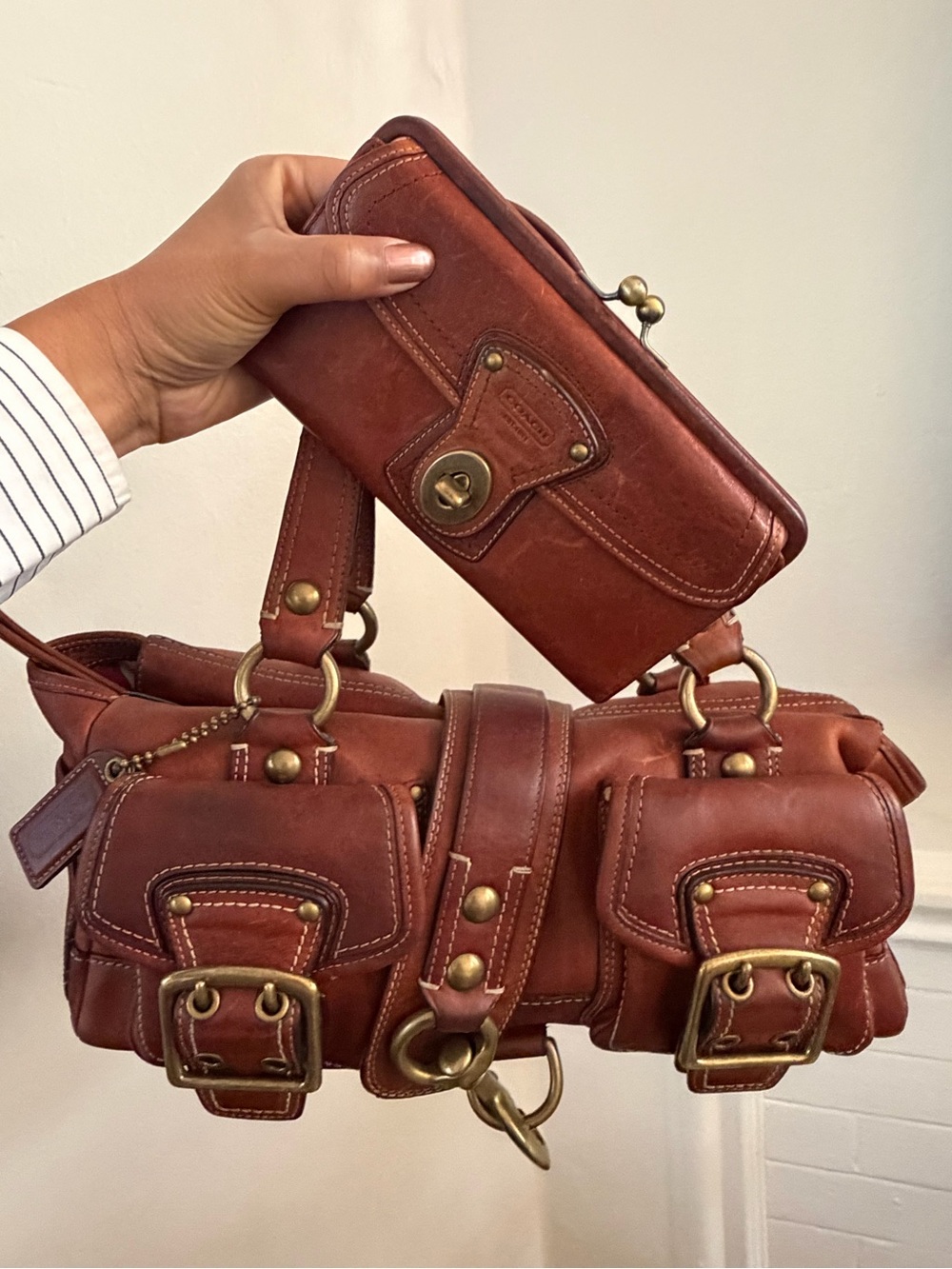 Coach Legacy Mandy Bag w Wallet
